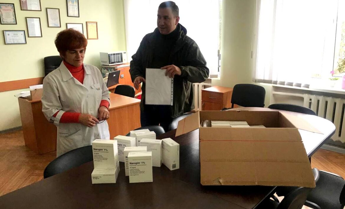 Міська лікарня отримала благодійну допомогу від Швейцарського благодійного фонду «Kviten Association»