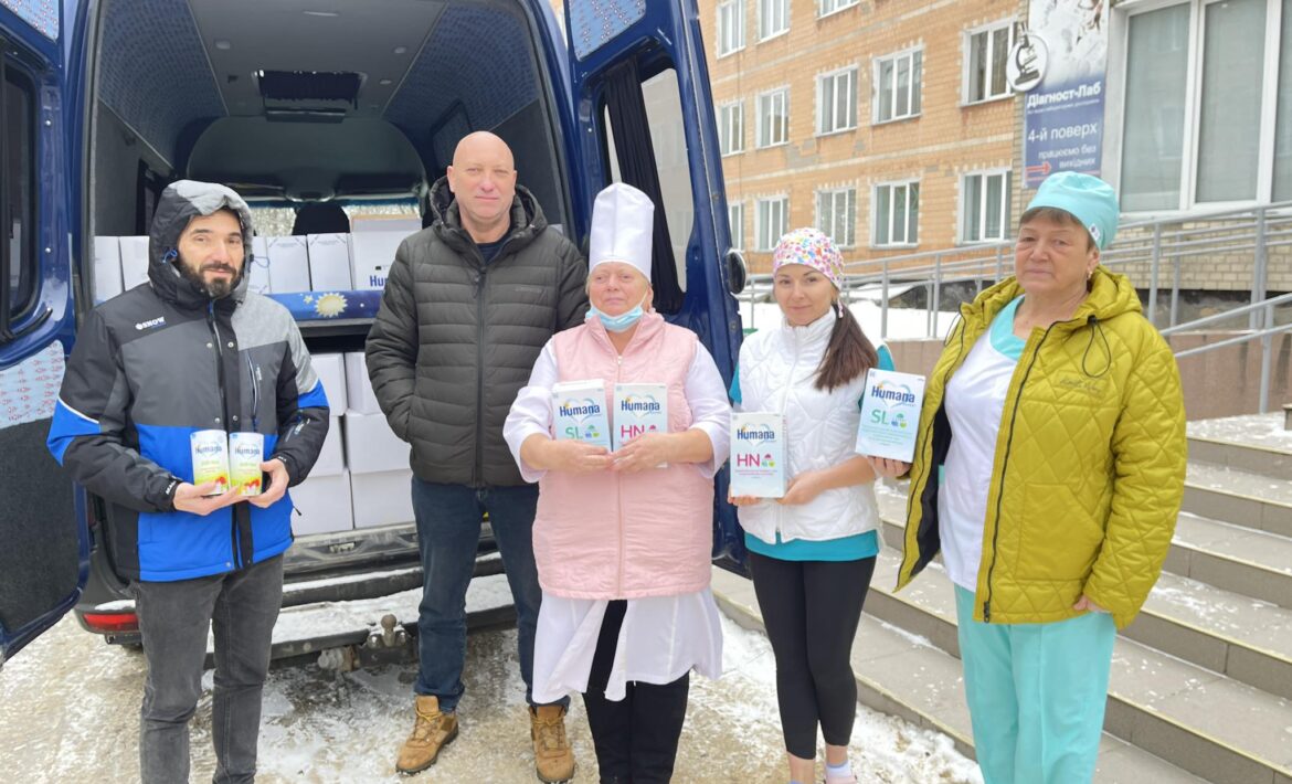 Сьогодні отримали гуманітарну допомогу від @Олена Копанчук у вигляді лікувального харчування