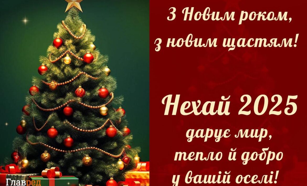 ЩИРО ВІТАЮ З НОВИМ 2025 РОКОМ!