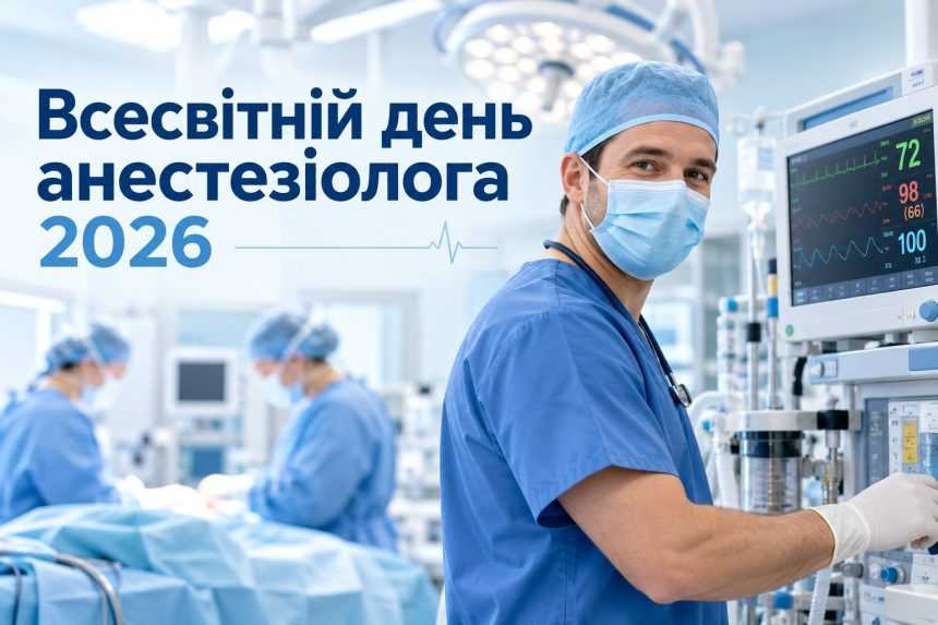 Шановні лікарі-анестезіологи та медичні працівники анестезіологічної служби!